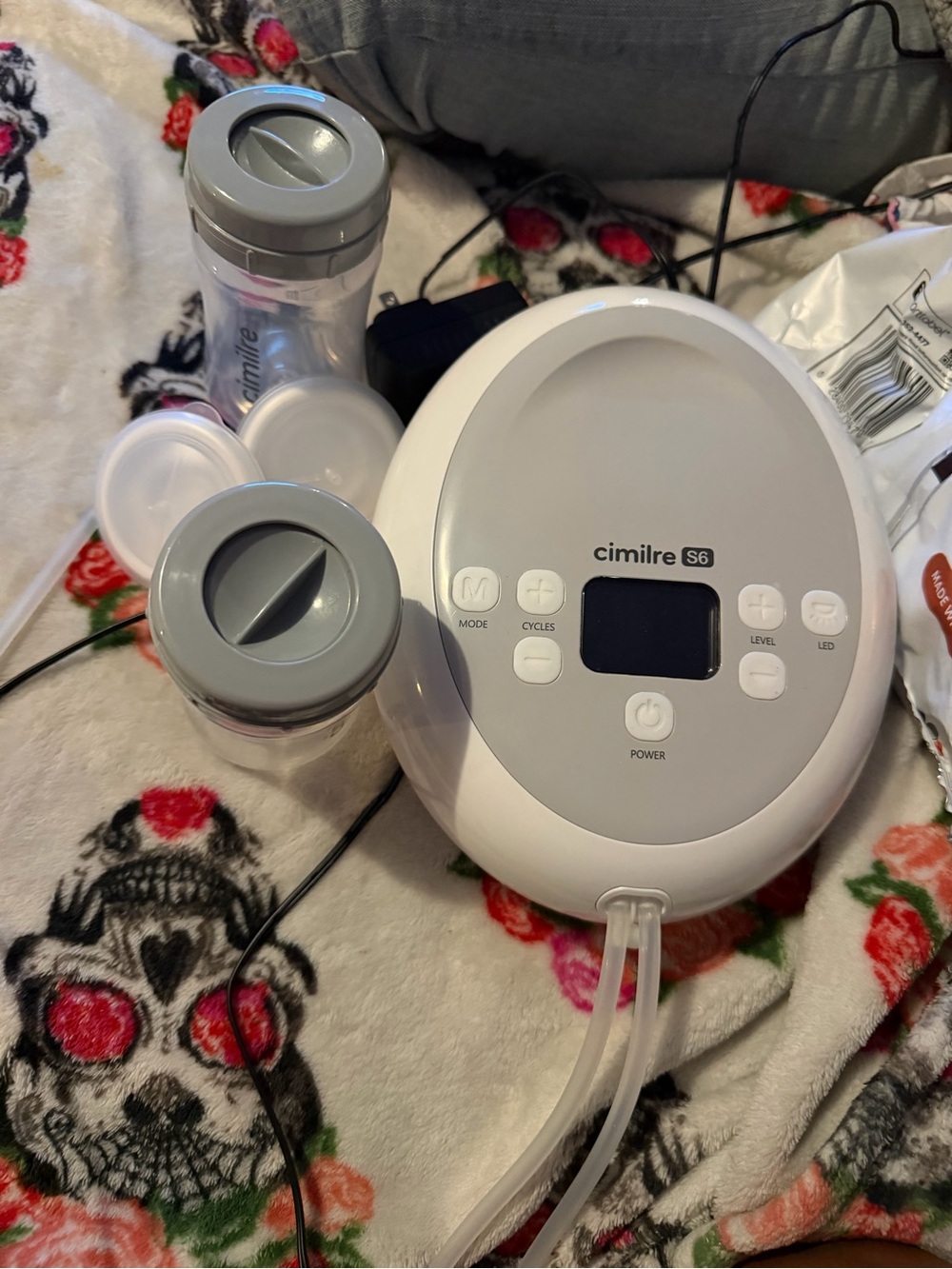 Cimilre S6 Electric Breast Pump - White/Grey